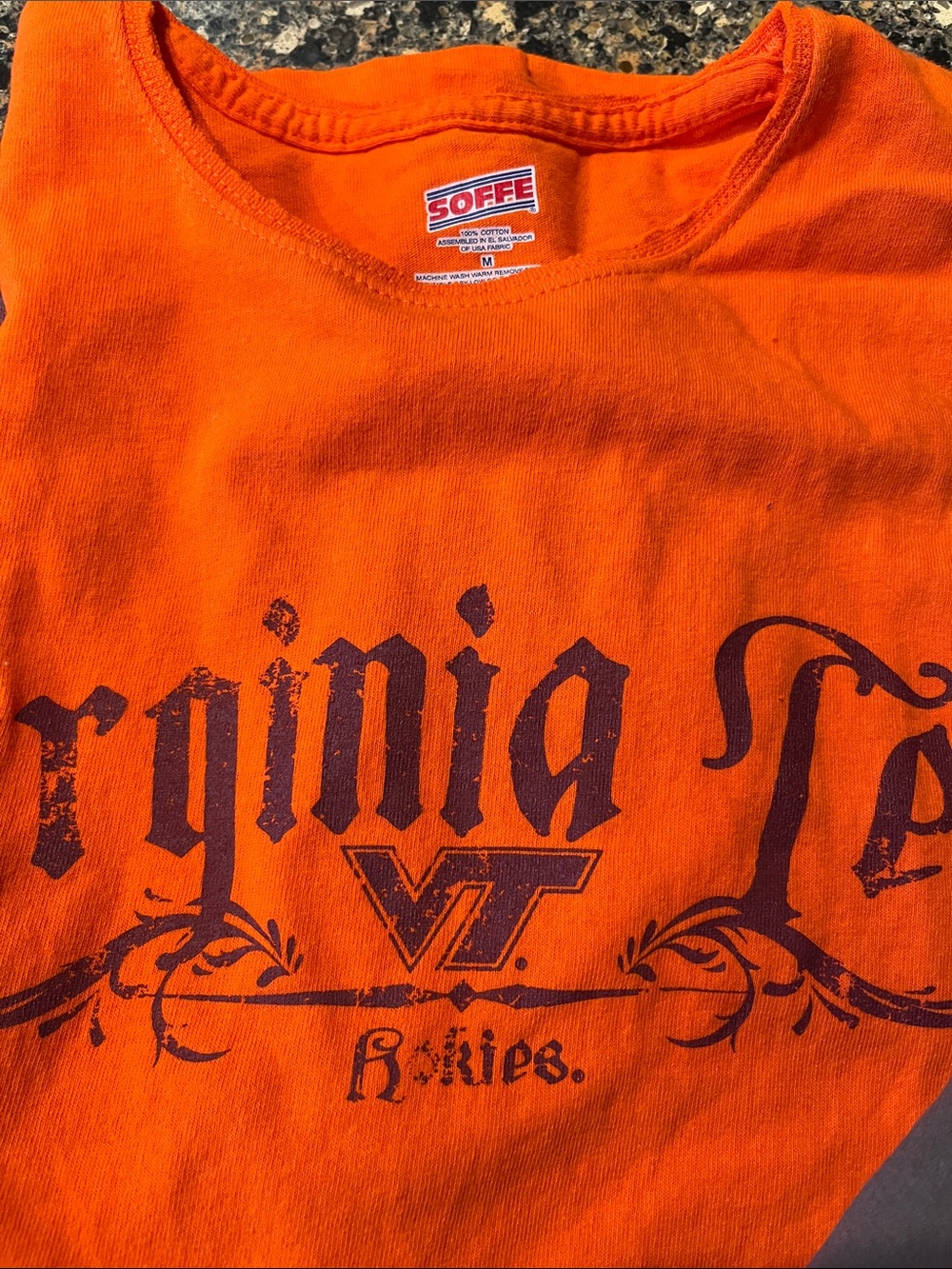 Virginia Tech Graphic Tee Bundle of 5 - Maroon, Orange, Gray - Picture 3 of 6